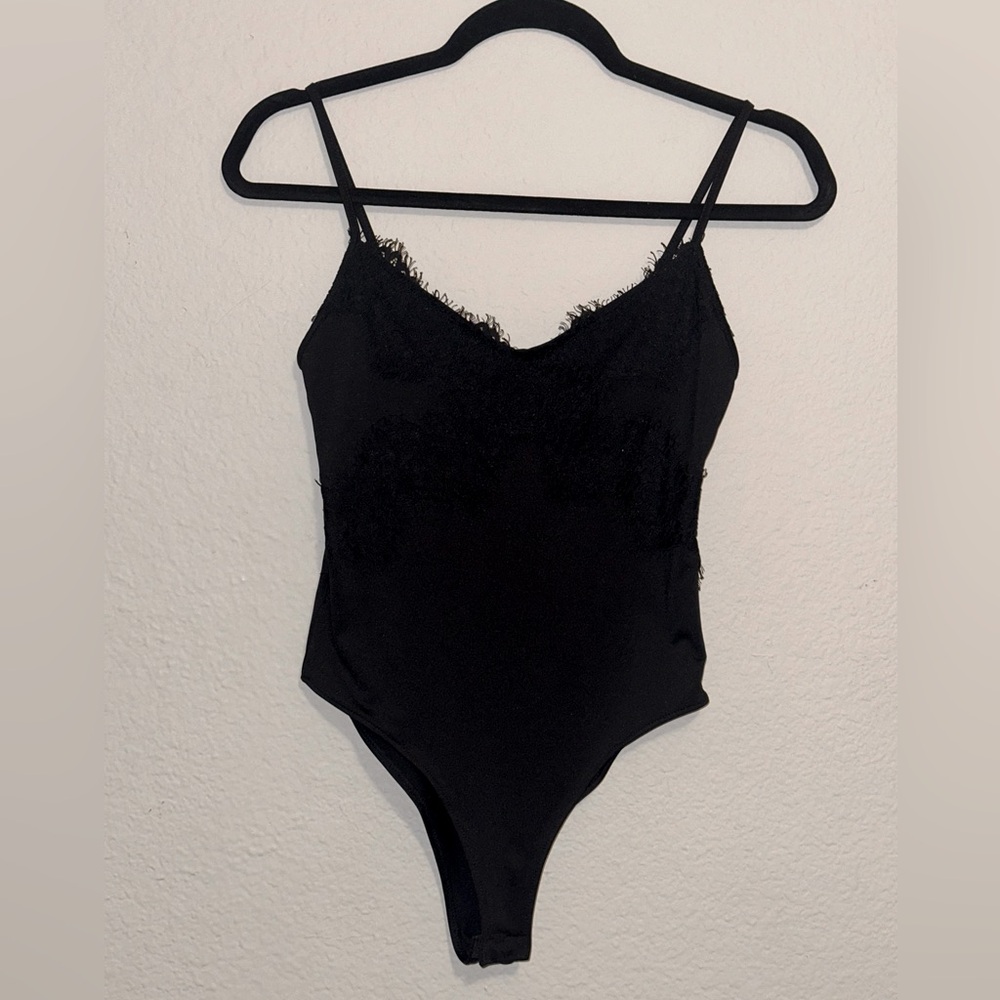 Zara Black lace bodysuit